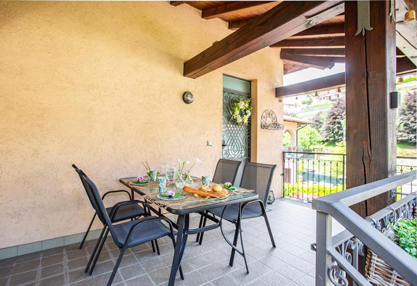 L'Acero Rosso - Giardino Privato E Box Auto Menaggio Exterior foto
